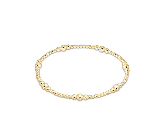 Enewton purpose gold 4MM bead bracelet