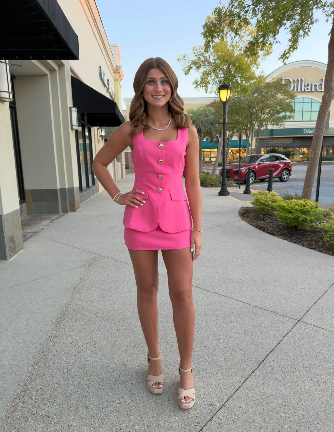 The Amanda dress in Pink