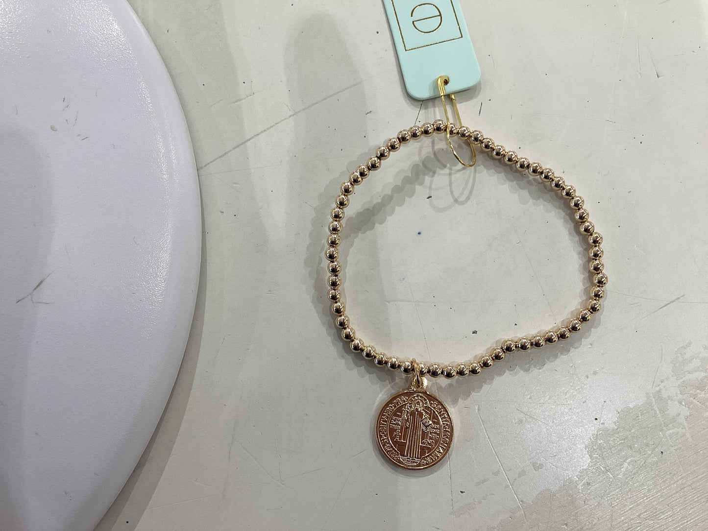 E-newton Classic gold 3mm blessing disc