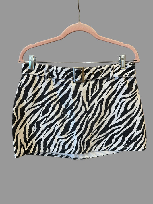 Coco Skirt in zebra print