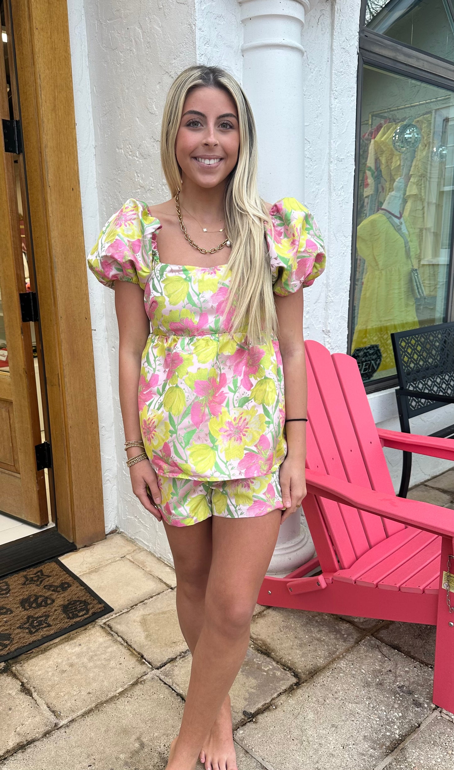 The Shelby Floral Shorts Set