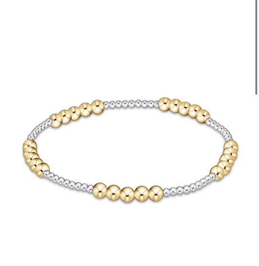 Enewton blissful mixed metal 4mm bracelet