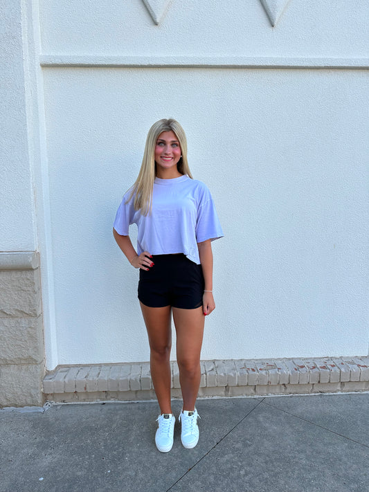 Free people inspire tee in iris