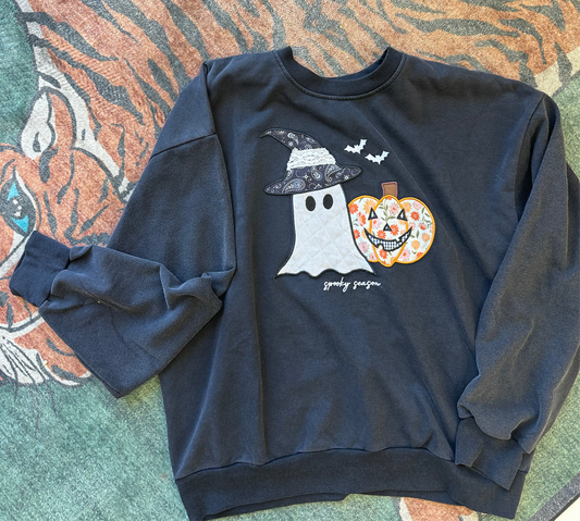 Halloween Patchwork Lightweight sweatshirt
