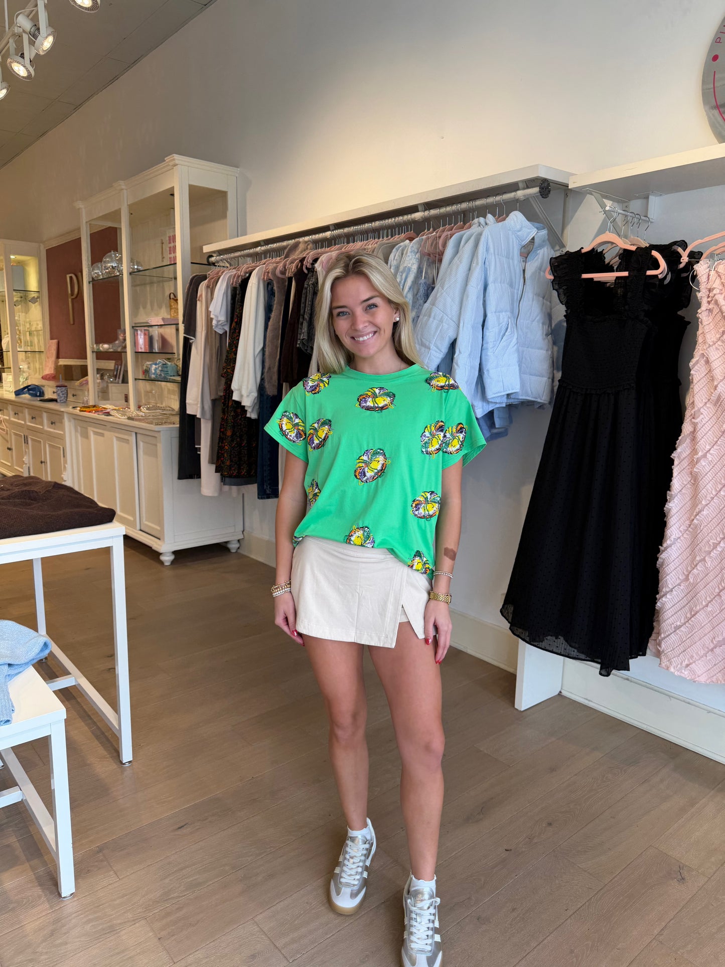 Queen of Sparkles Green
Scattered King Cake Tee