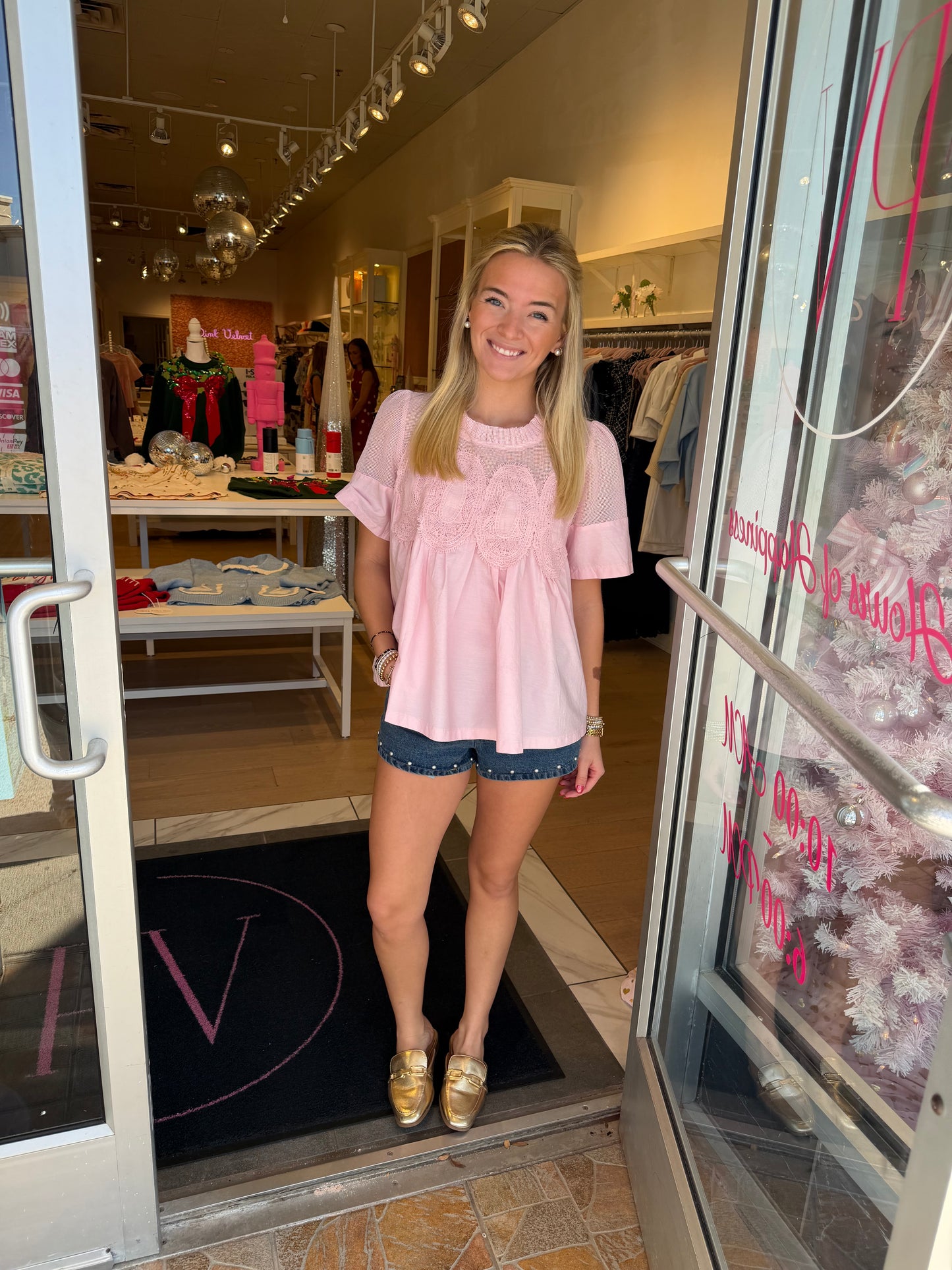 The Chara Top in light Pink