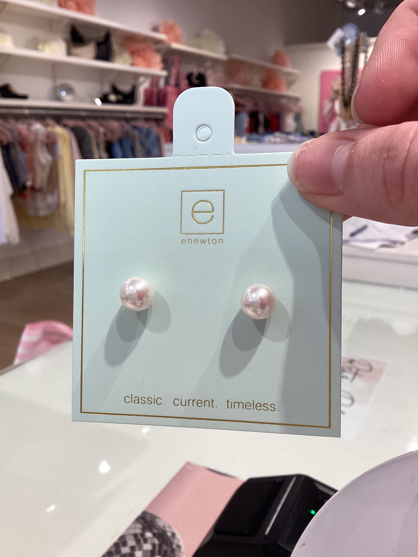 Enewton Classic 8mm Ball Stud - Pearl