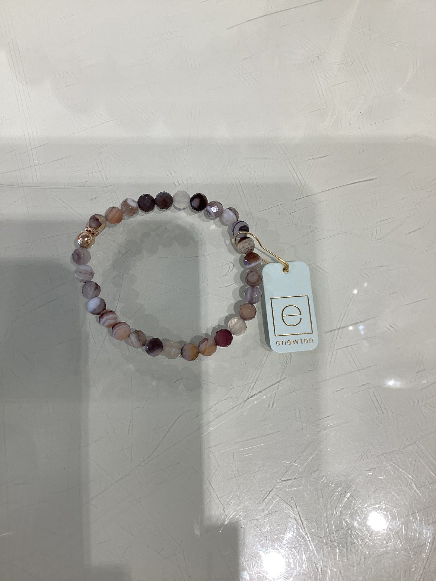 Enewton Classic Gemstone 6mm Bracelet - Botswana Agate
