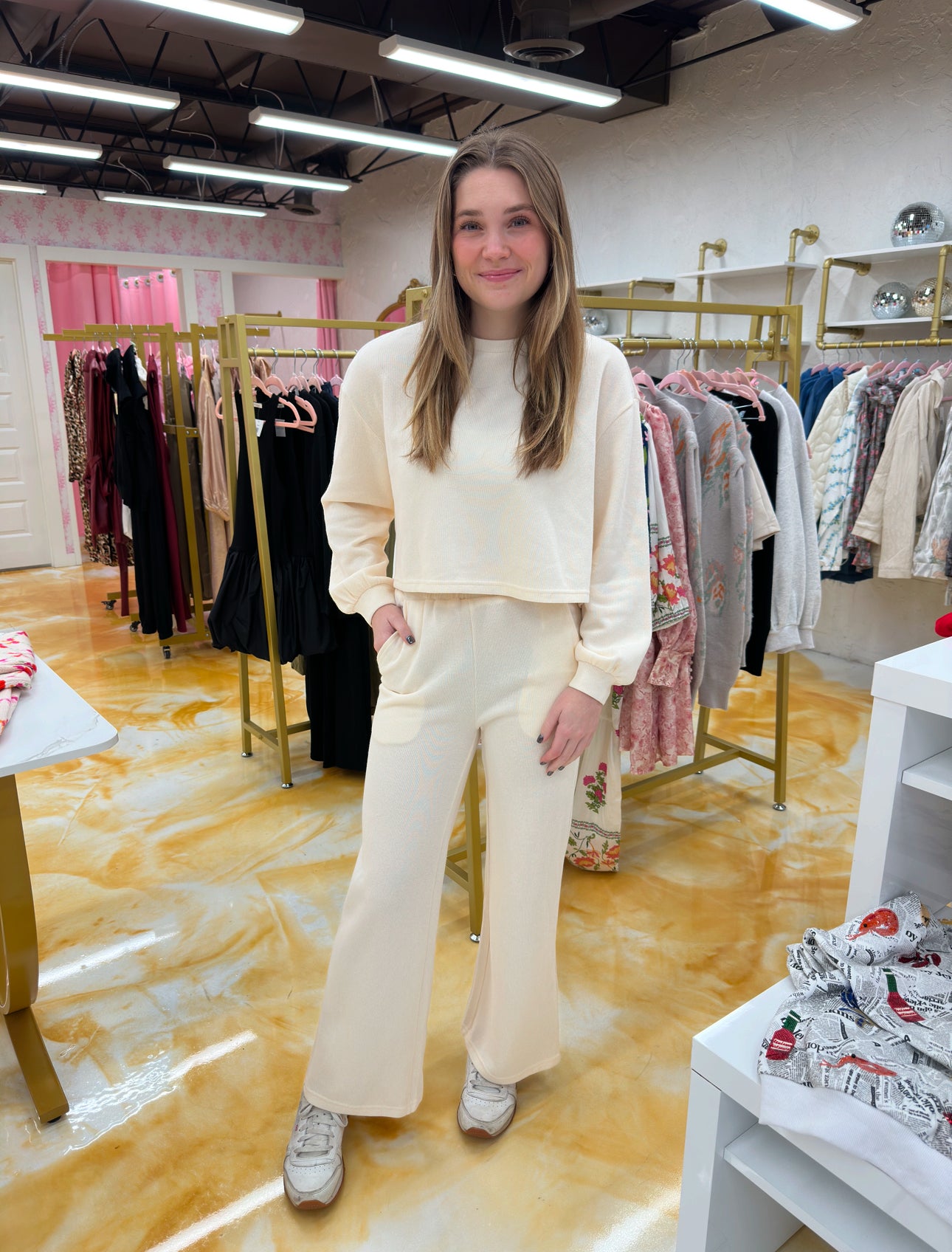 The Wyatt Set in cream