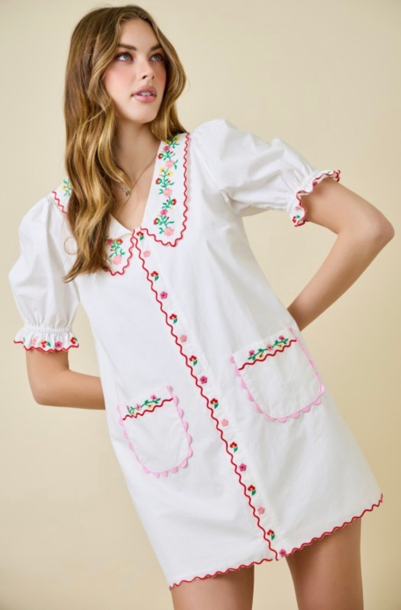 Petal Pocket Dress
