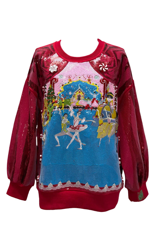 Queen Of Sparkles Red
Nutcracker Ballet Stage
Scene Sweatshirt