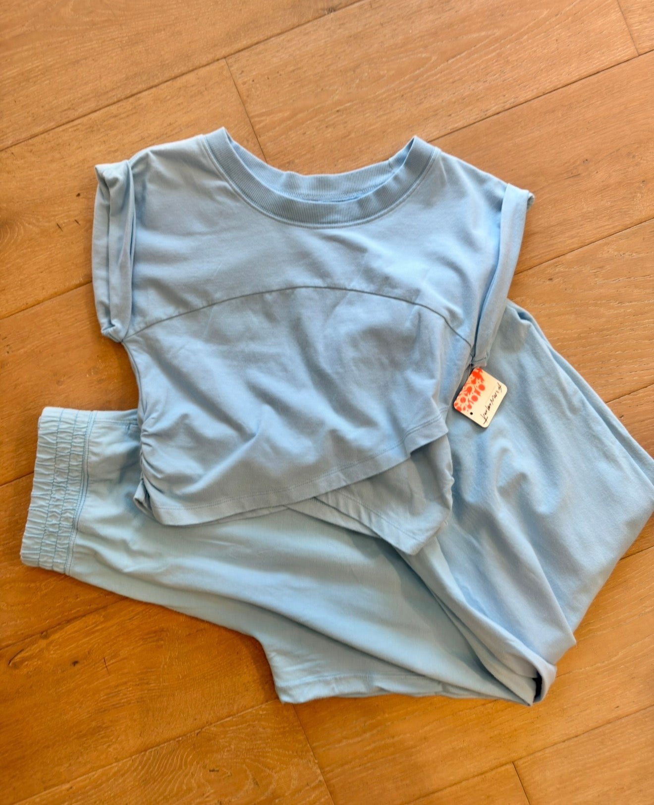 Free People Hot Shot Set in Bright Blue