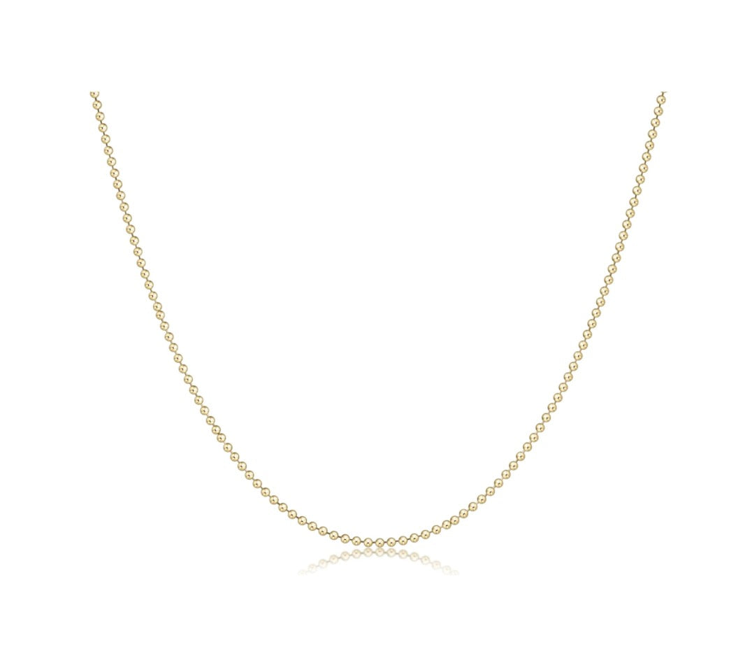 Enewton 15” Choker Classic Beaded Chain - Gold