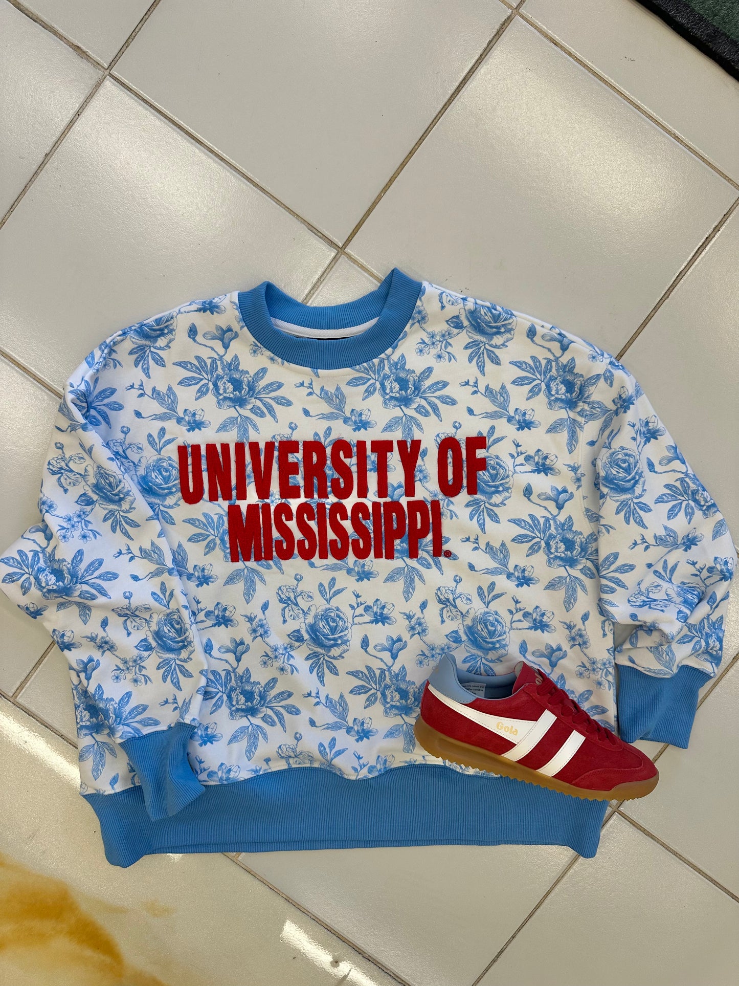 Brianna Cannon University of Mississippi Floral Sweatshirt