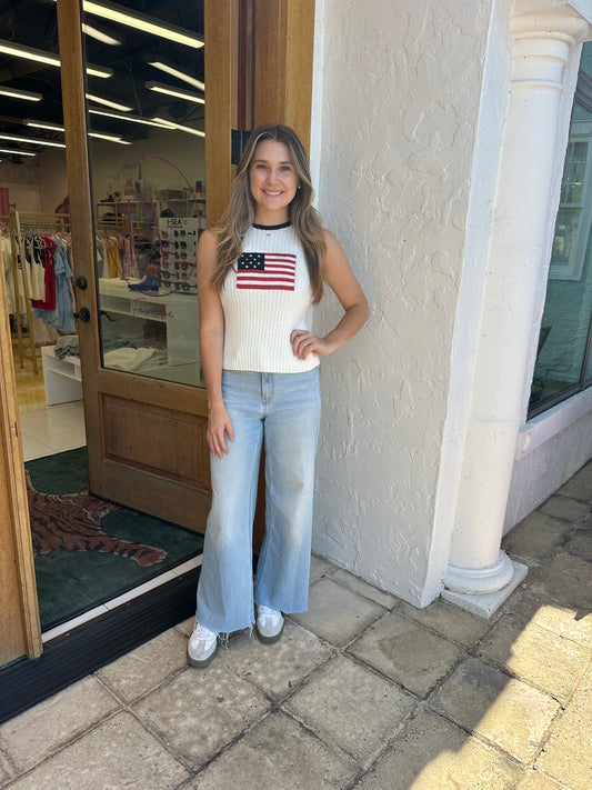 USA Sweater Tank