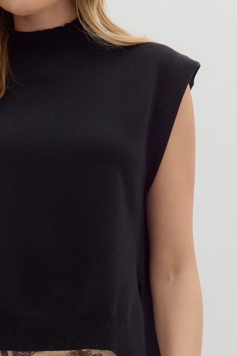 The Langley Sweater in Black