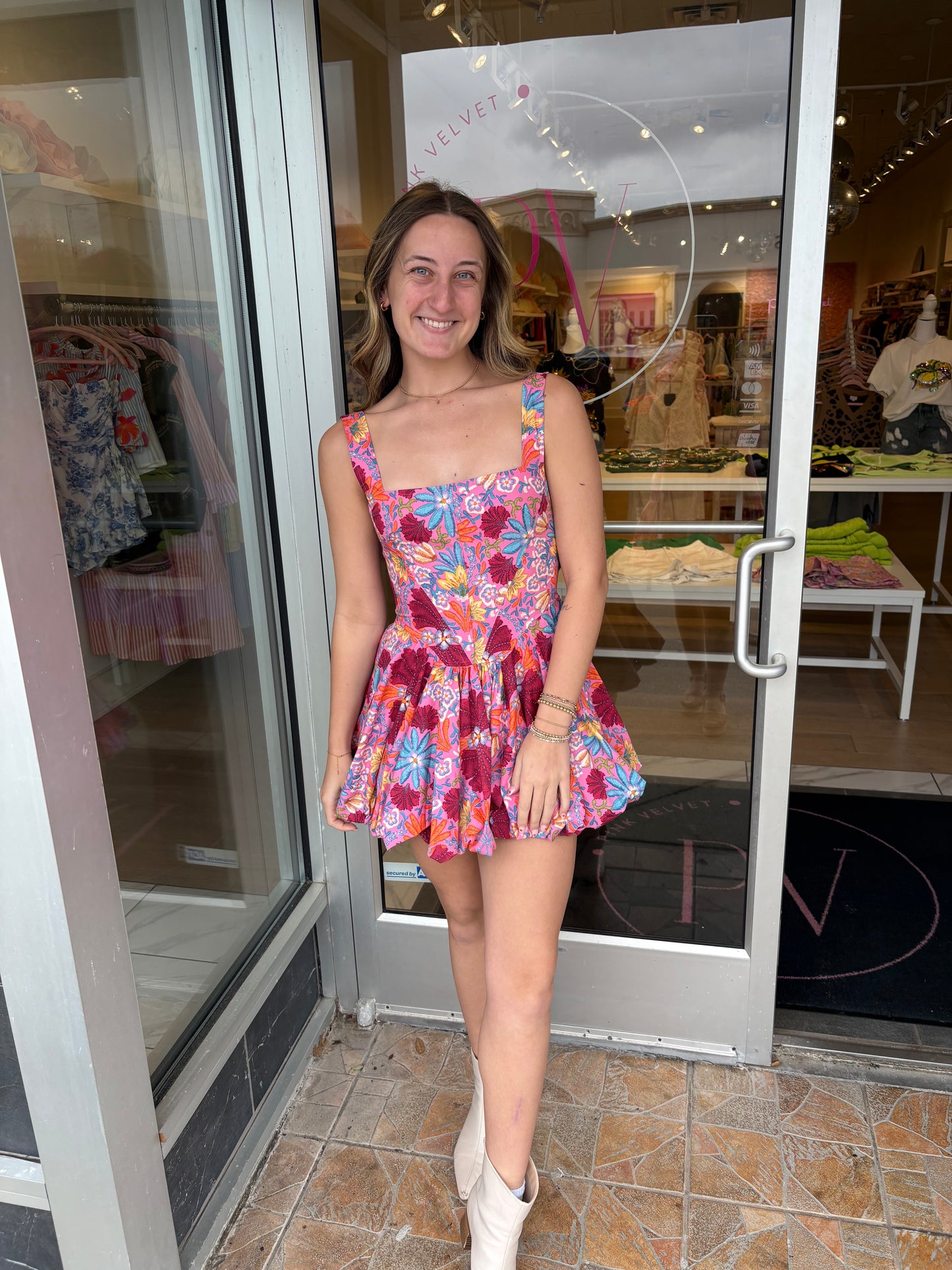 Pretty in pink dress