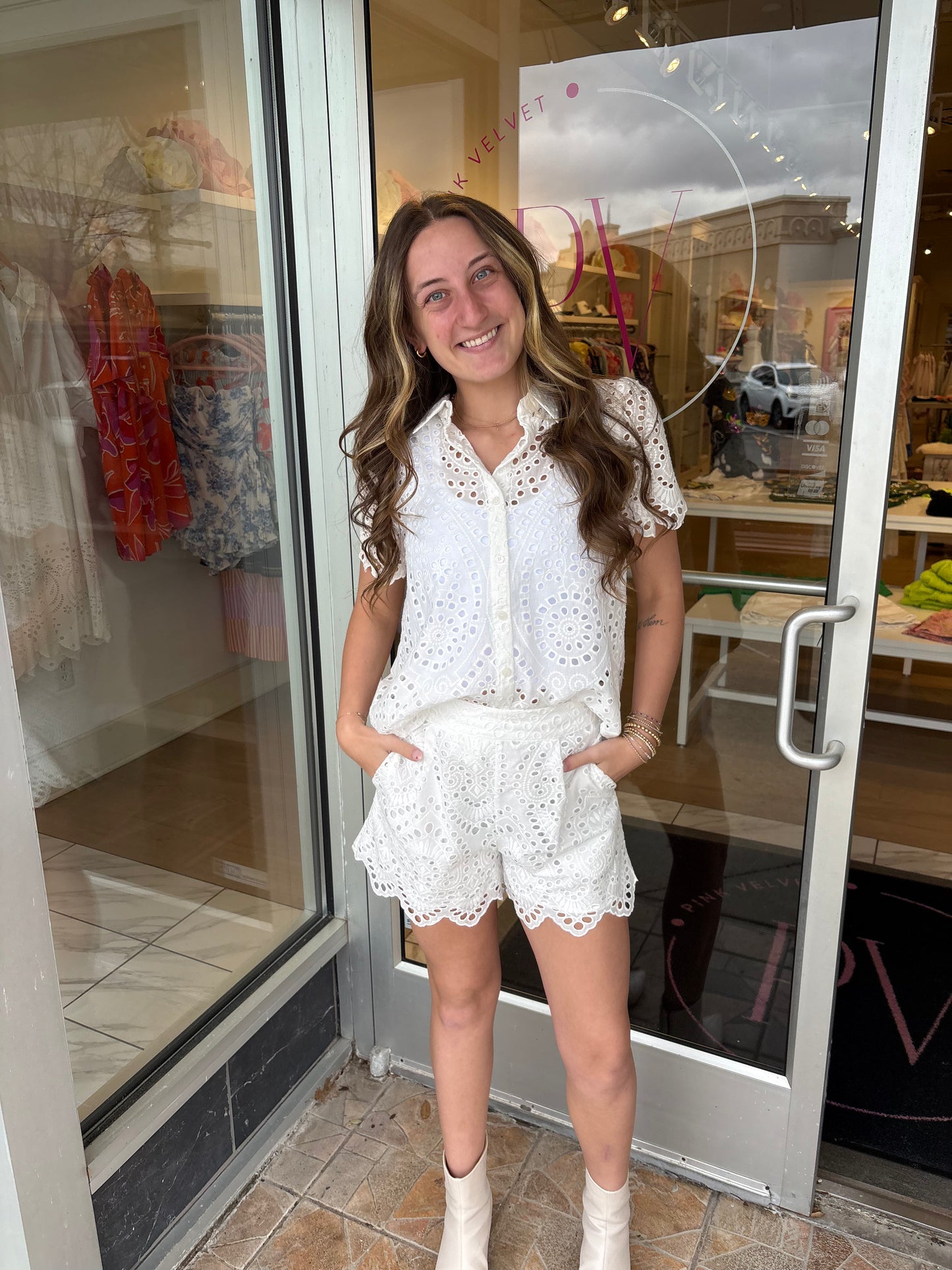 The Abigail shorts set