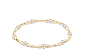 Enewton Purpose Pearl 4mm Gold Bracelet