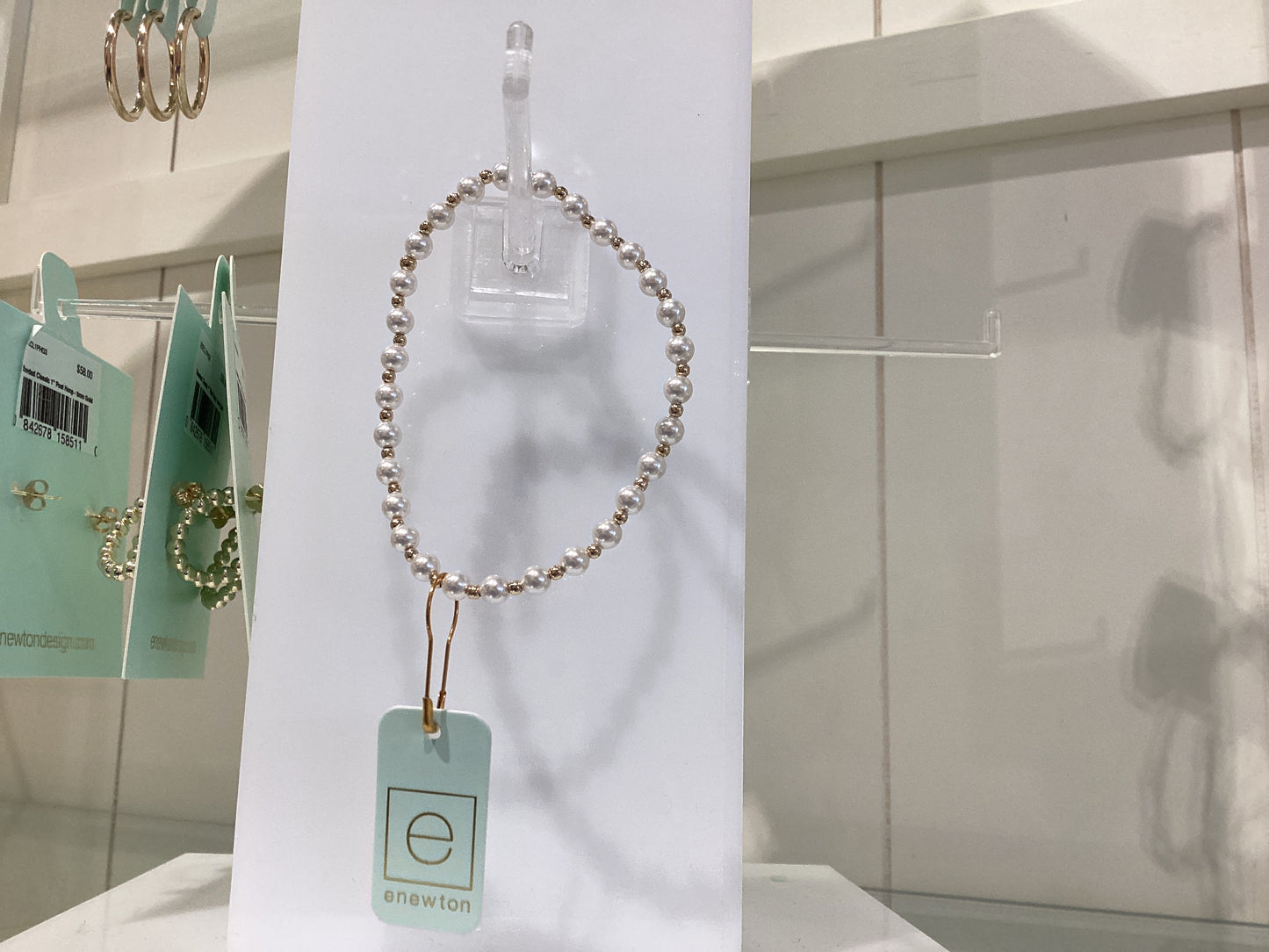 ENewton Classic gold 4mm Grateful Pattern Bracelet