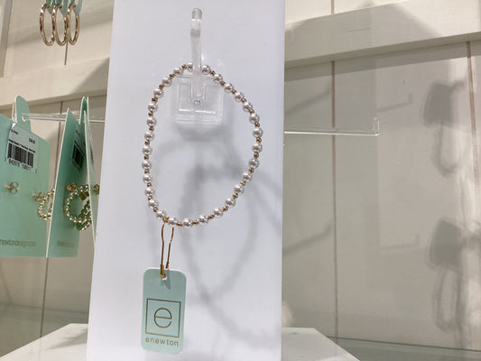 ENewton Classic gold 4mm Grateful Pattern Bracelet