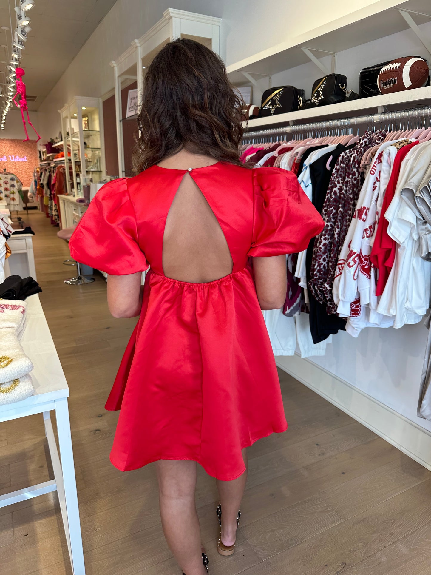 The Lori Lux dress in Red