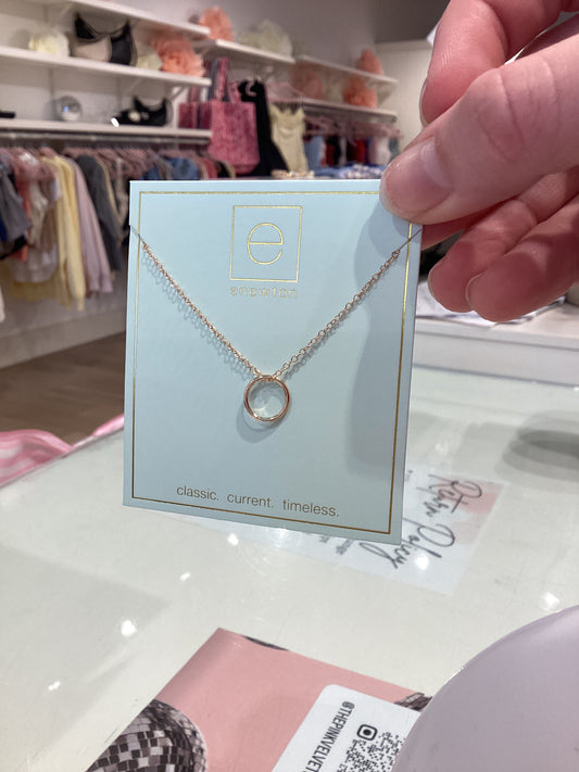 Enewton 16” Necklace Gold - Halo Gold Charm