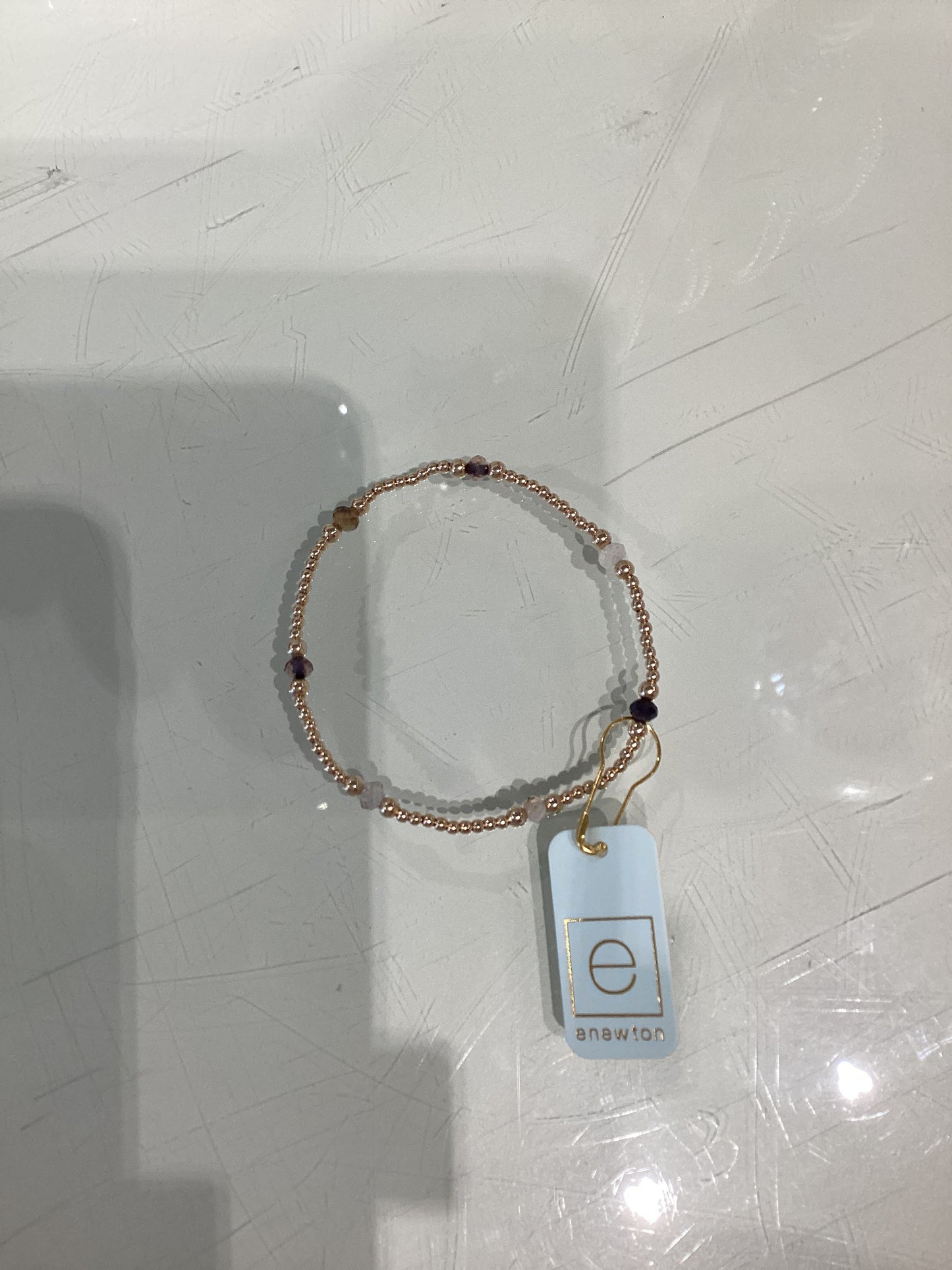 Enewton Purpose Gemstone 4mm Bracelet - Botswana Agate