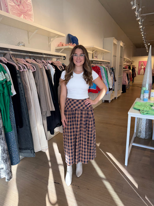 Marylebone Skirt in Navy