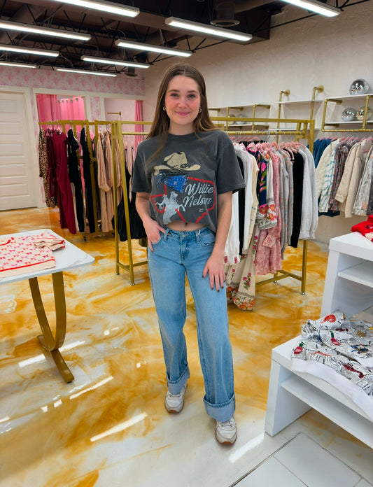 Willie Nelson Always On My Mind Tee -People Of Leisure