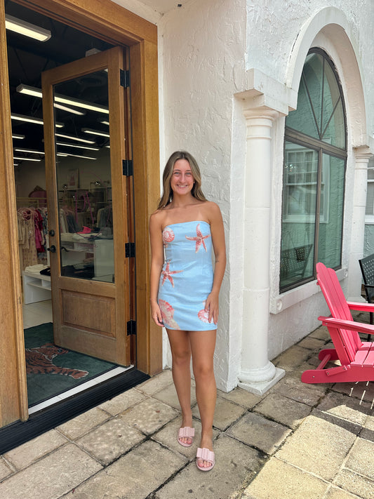 Emery Sequin Seashell Dress