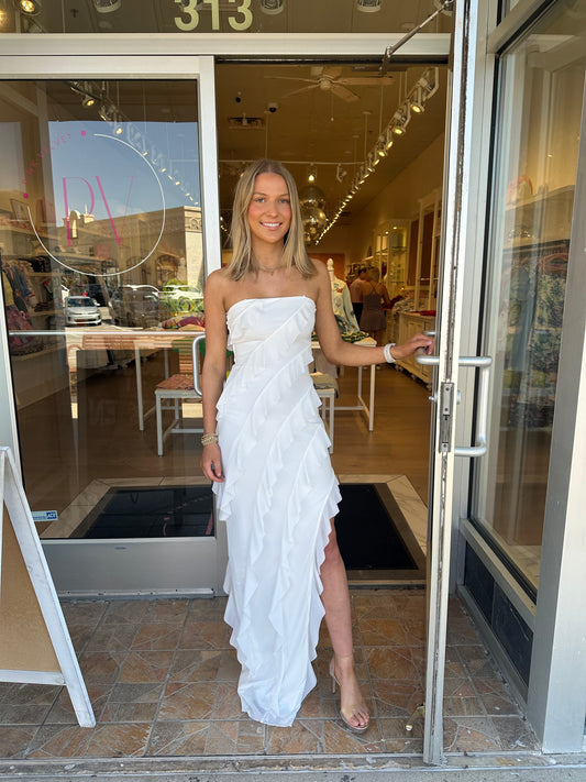 The Jada Dress in White