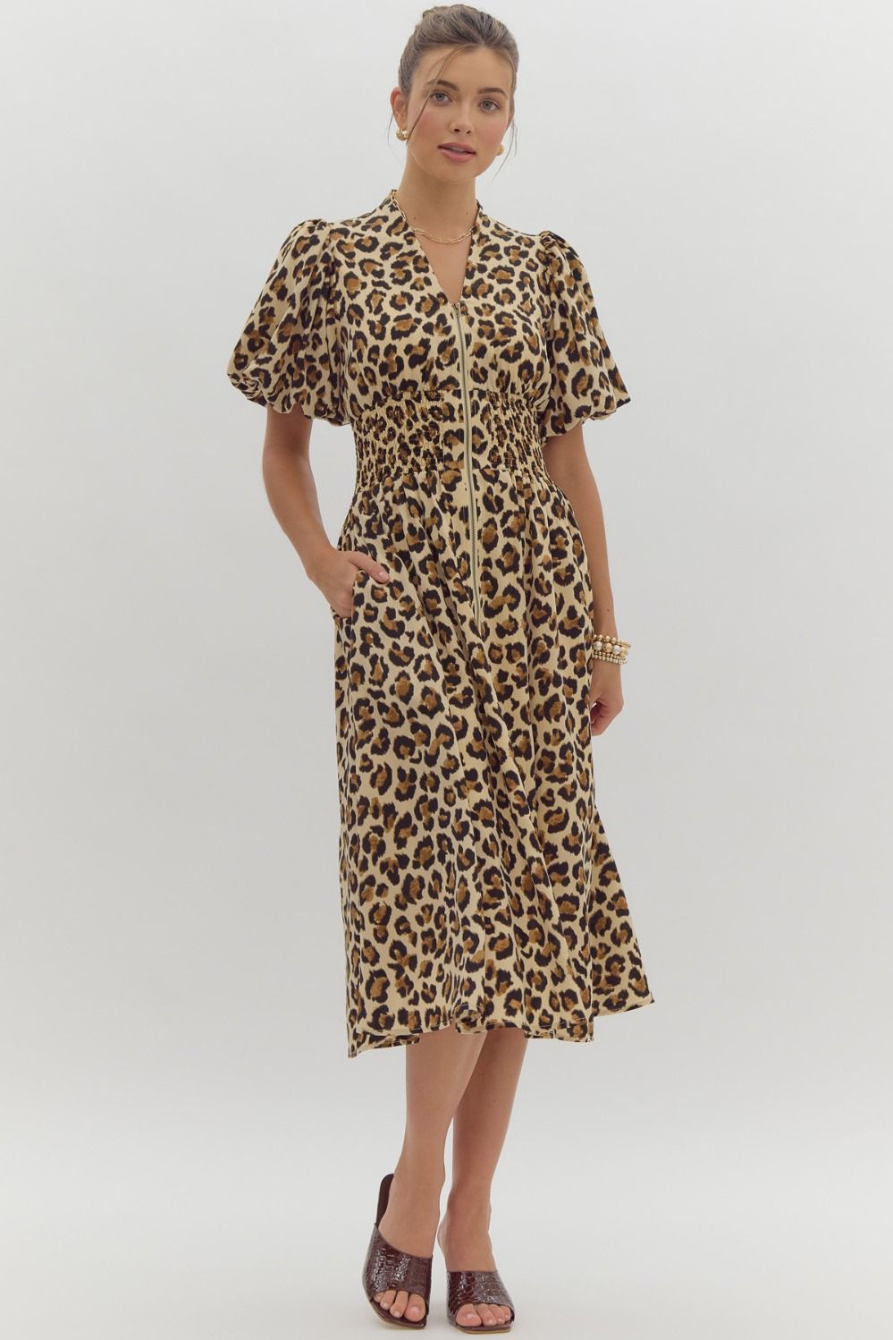 The Sasha Dress Dress leopard