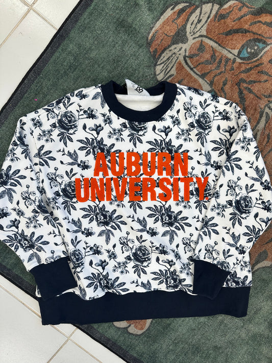 Brianna Cannon Auburn Floral Toile Sweatshirt