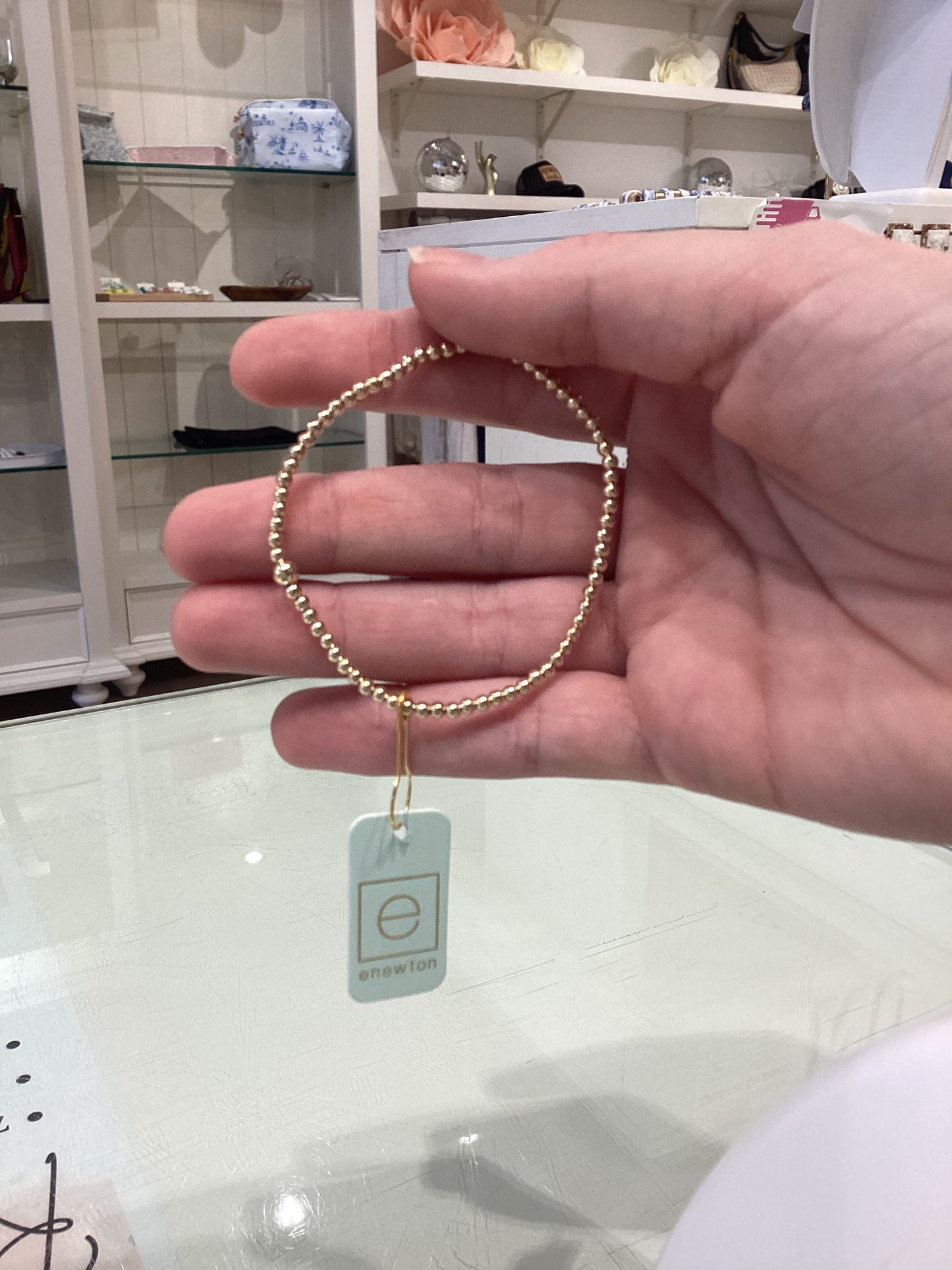 Classic gold 2.5mm bead bracelet