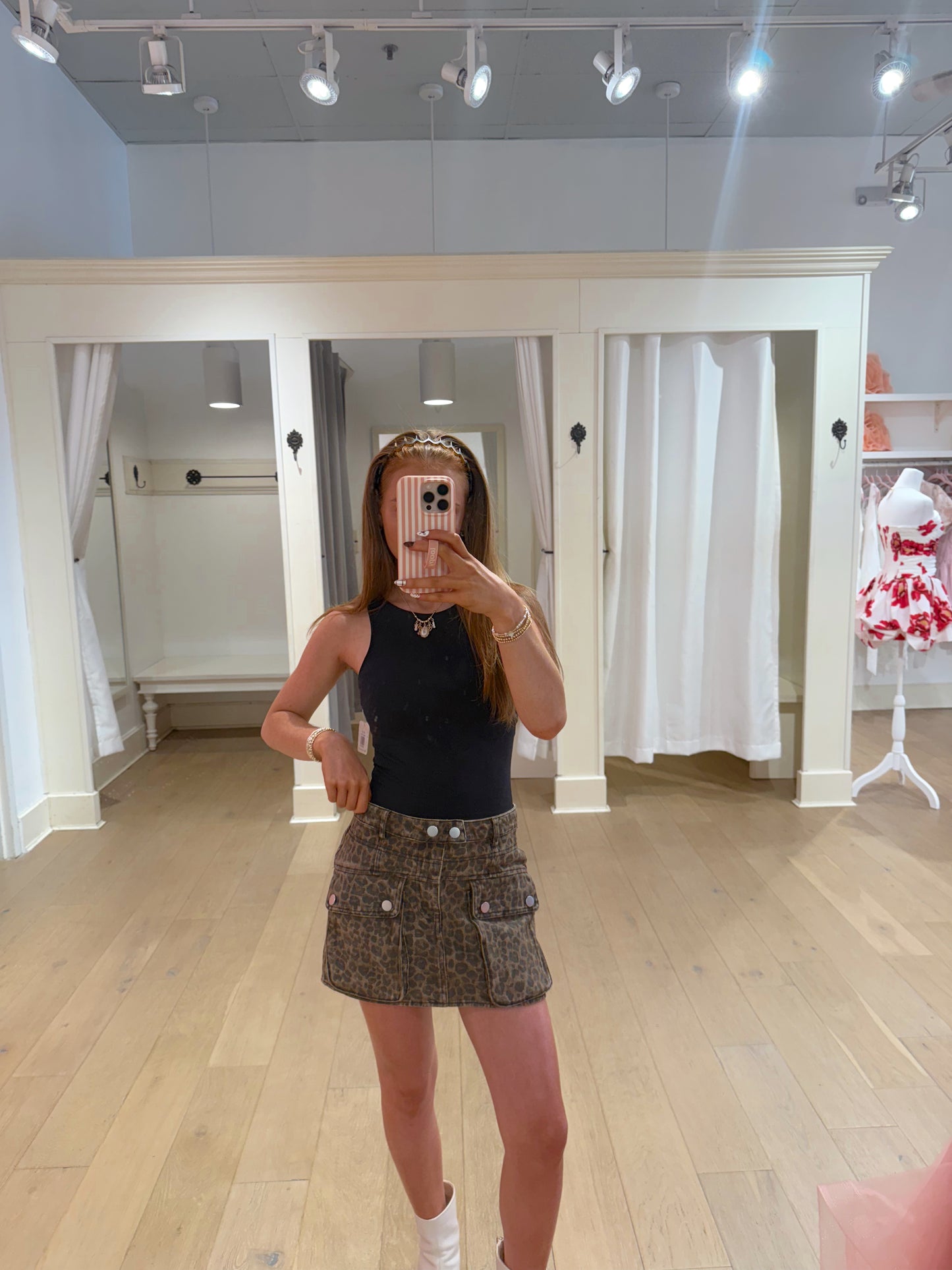 The Raylie mini skirt