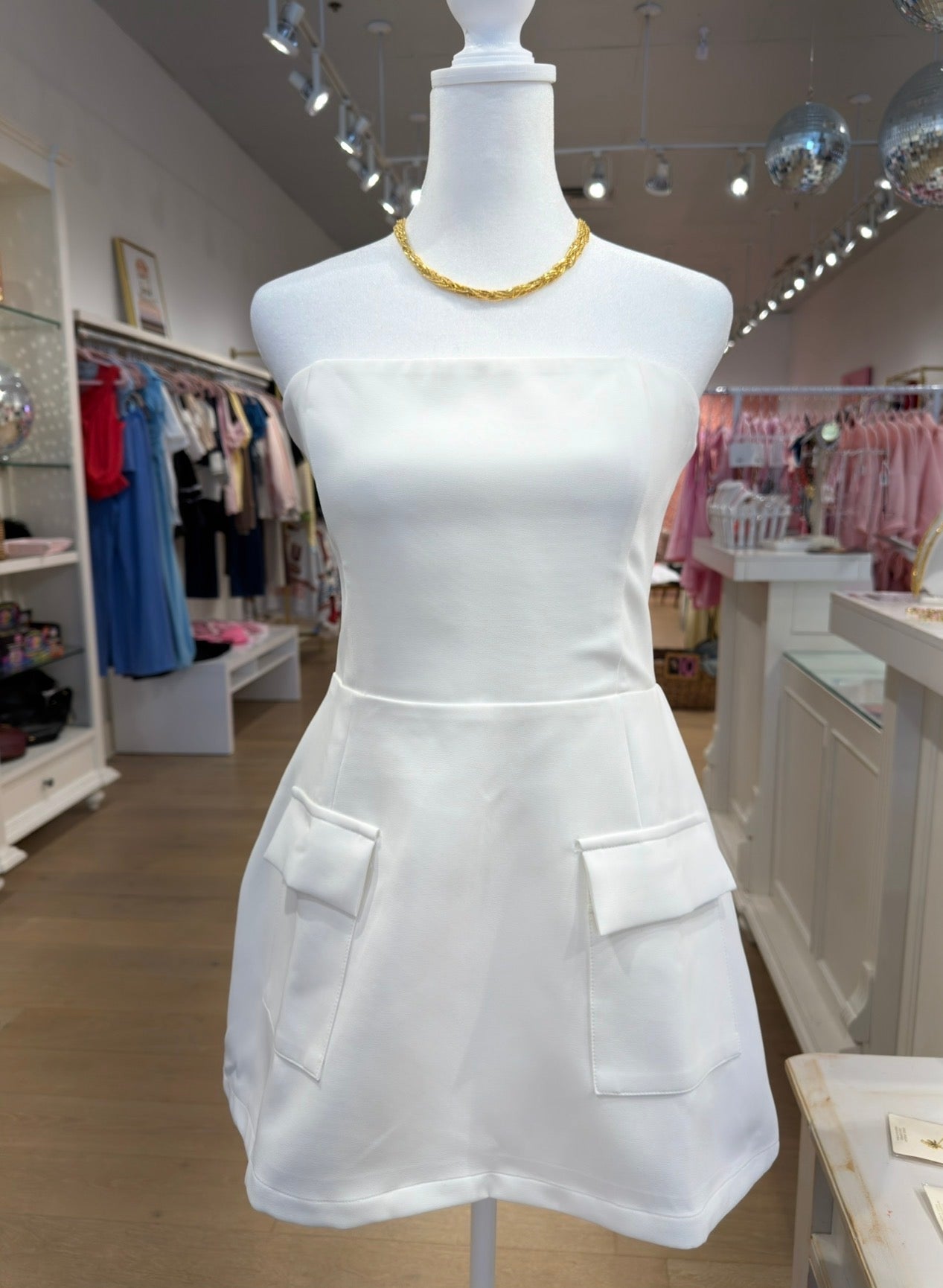 The Kenzie Dress in White