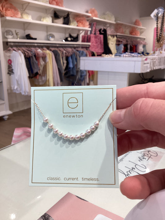 Enewton 16” Necklace Gold - Classic Beaded Bliss - 4MM Pearl