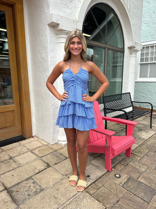The KB Dress in blue