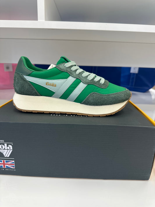 Gola Womens Arizona Trainer Emerald/Evergreen/Surf