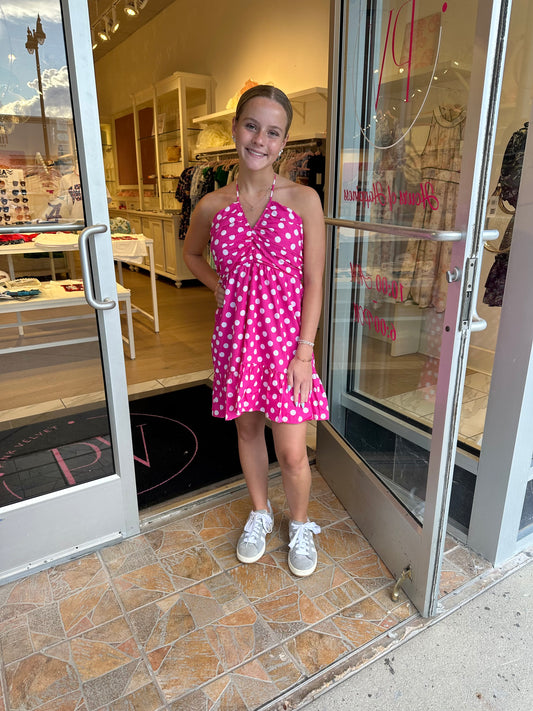 The Rachel Dress in Pink