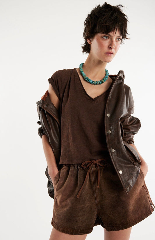 Free People Take 2 TEE / DOUBLE ESPRESSO