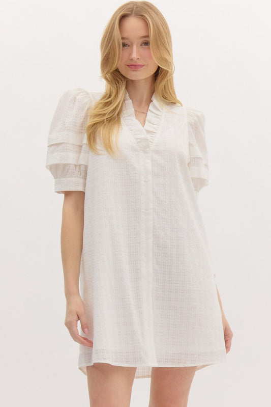 The Korrine Dress - White