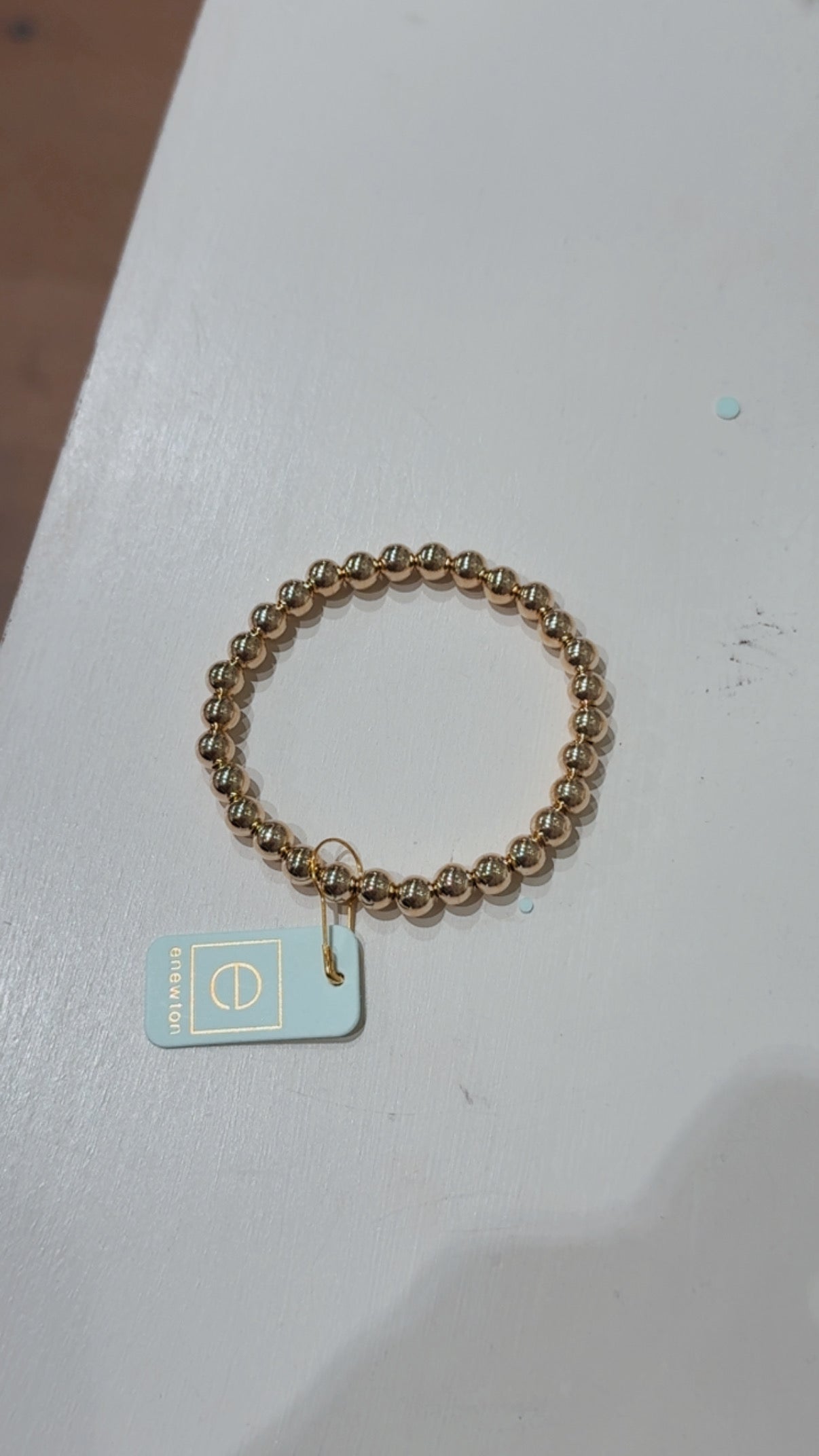 Classic Gold 6mm bead bracelet