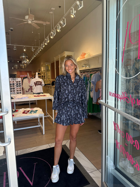 The Cooper Shorts in Watercolor Tiger Print