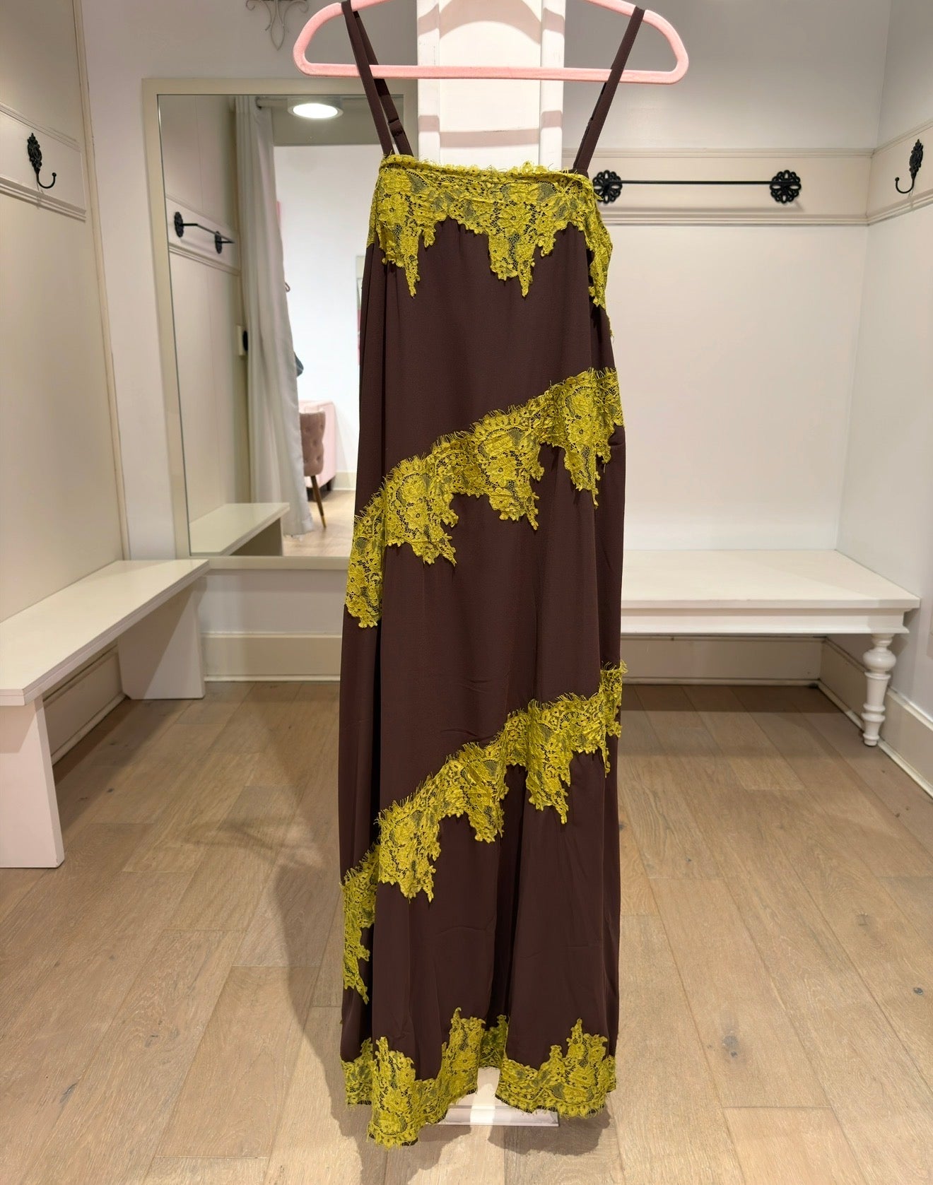 The Piper Dress in chocolate