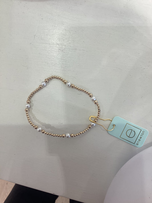 Enewton Classic Purpose Pattern 4MM Bead Bracelet - Pearl