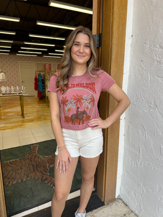 Willie Nelson’s “countryman” Baby Tee