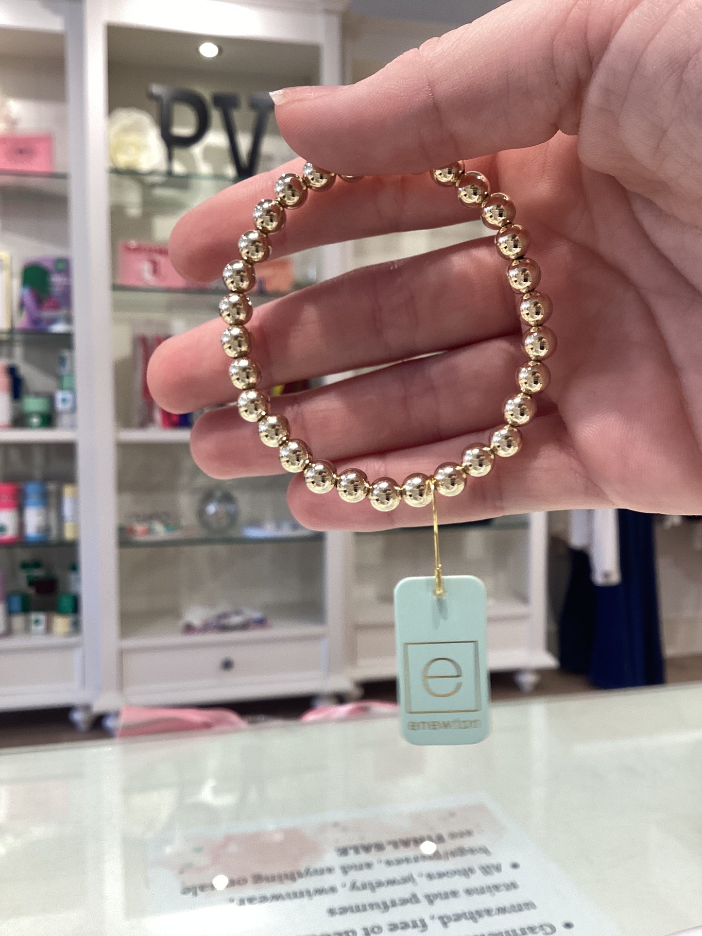 Classic Gold 6mm bead bracelet
