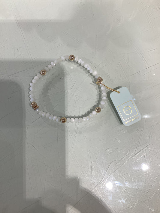 Enewton Presence Gemstone 4mm Bracelet - Mother of Pearl